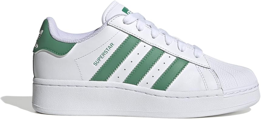adidas Originals Superstar XLG White/Semi Court Green/White 6 B M