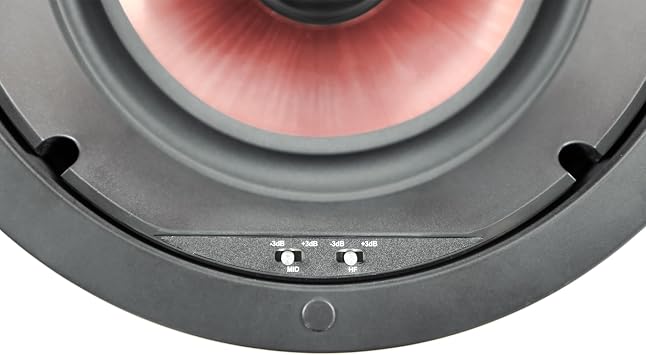 BIC America AU820 8-inch Three-Way Thin Bezel Ceiling Speaker (Single)