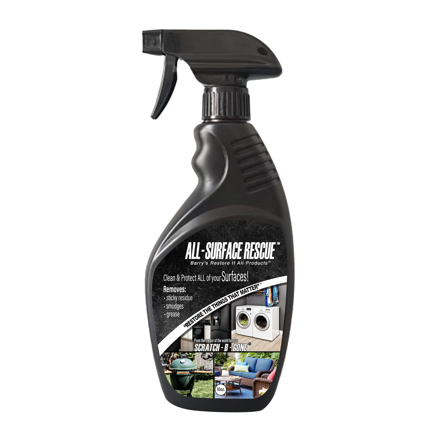 All Surface Rescue Spray (16oz.) | The Perfect Cleaning Solutions for All Surfaces Found in Your Kitchen, Home and Appliances!