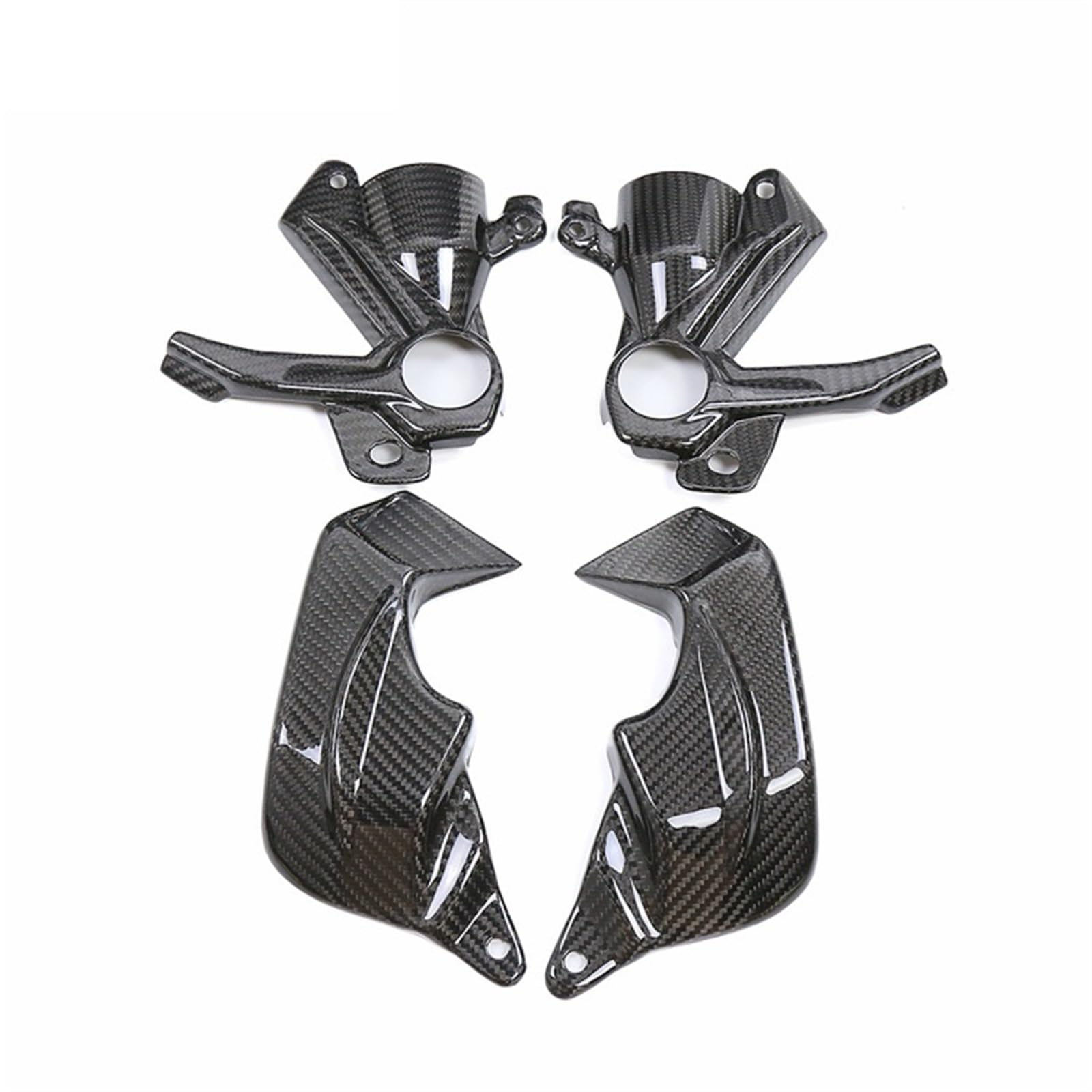 Conductos de refrigeración de Aire de Pinza Refrigeración para Pinza de Freno de Motocicleta de Fibra de Carbono seco 3K, Enfriador de radiador, Aptos para S1000RR, M1000R, HP4 (2019-2022)