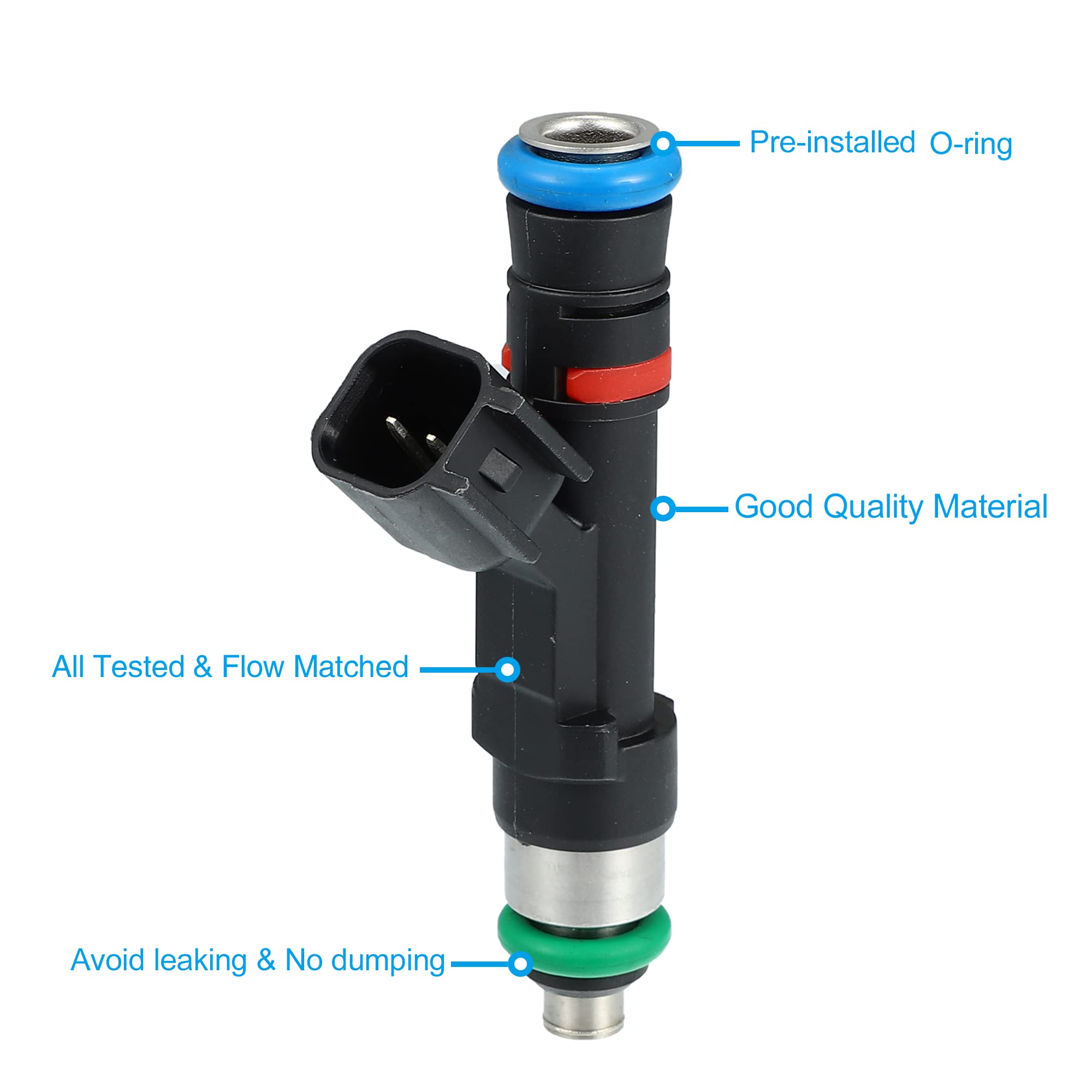 Amazon.com: X AUTOHAUX 8pcs 0280158064 5W7Z-9F593-AA Fuel Injector 