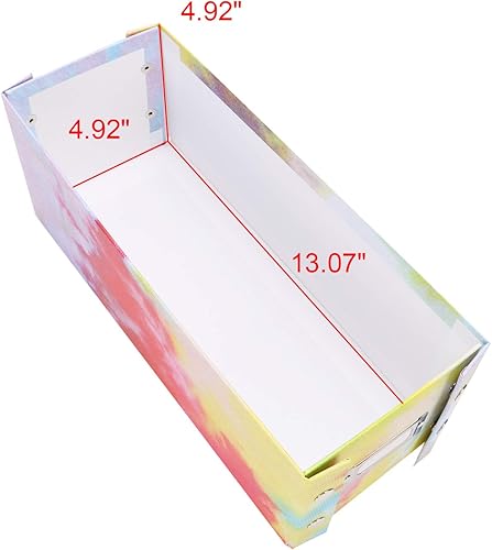 Miniatura 4 de Caja de almacenamiento para CD, paquete de 2, duradera, 5.1 x 5.1 x 13.2 pulgadas, soportes para discos con tapas para almacenar hasta 330 discos,