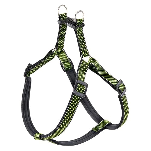 Ferplast Arnés para Perros Daytona Deluxe, Arnés para Perros de Nylon de Talla Grande, Acolchado, Ajustable