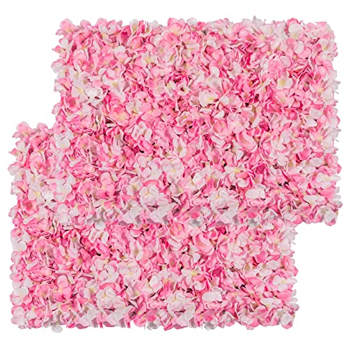 Flower Wall Panel Set, U'Artliens Artificial Wall...