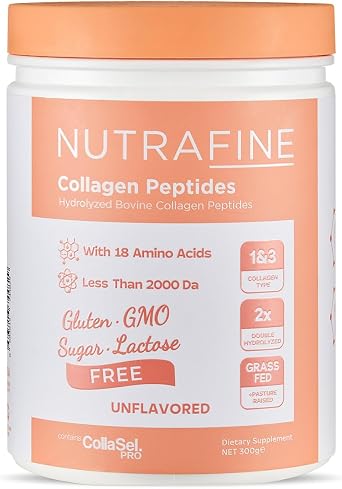 Bovine Kolajen Do al%100  ifte Hidrolize Tip 1 Ve Tip 3 Klinik  al mal  Collagen Peptitler 300 gr