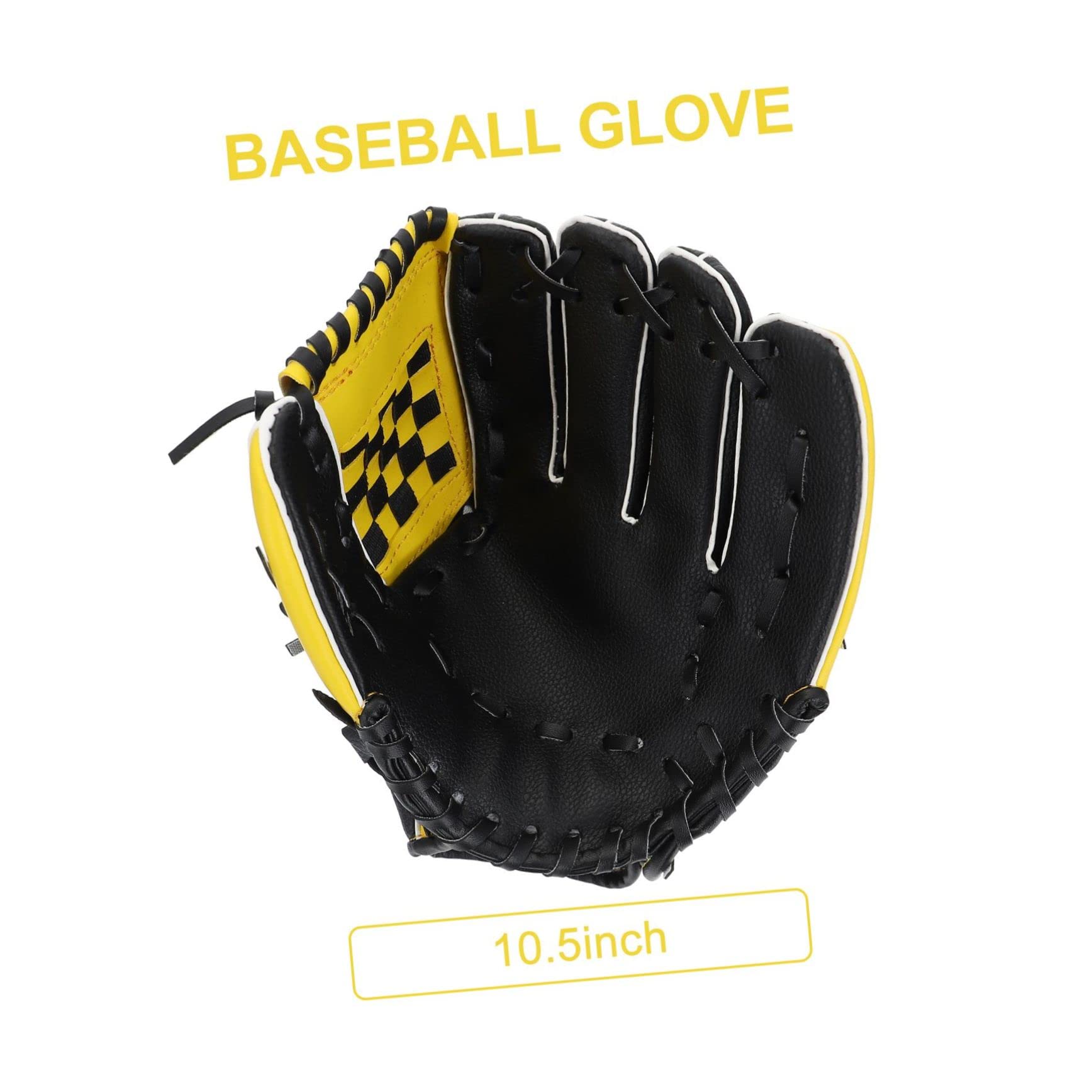 Happyyami 1pc Mens Softball Glove Protective Sports Glove Quality Material Portable Baseball Accessories