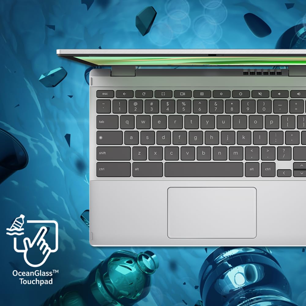 acer Chromebook Spin 312 CP312-1HN-34Z7 - Computer portatile convertibile Intel Core i3-N305 da 12,2" WUXGA IPS Corning Gorilla Glass Touch Display | 8GB LPDDR5 | 128GB eMMC | Wi-Fi 6E | Webcam Full