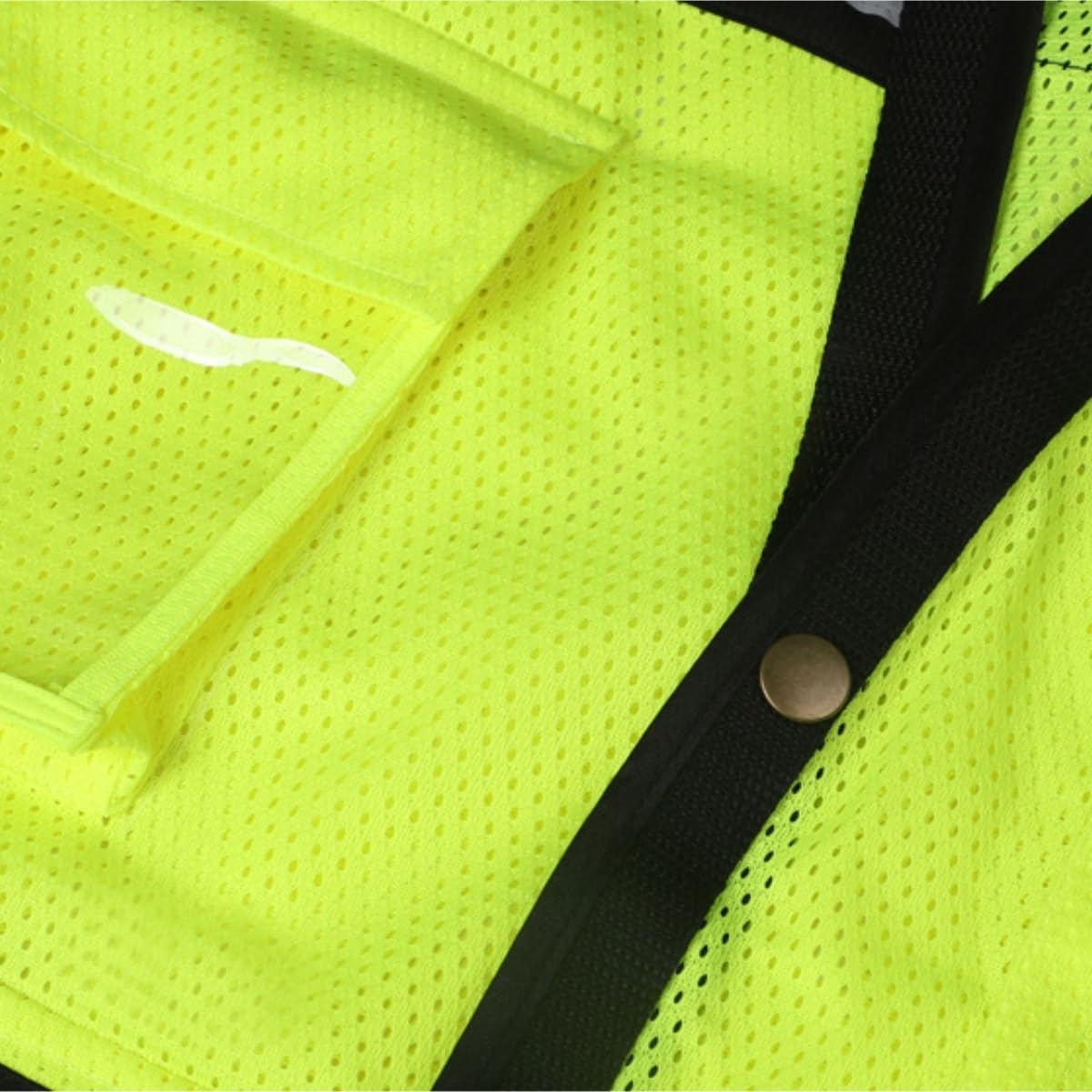 Chalecos Reflectantes de Alta Visibilidad, Chaleco Reflectante Malla Transpirable Amarillo L/XL(XL)