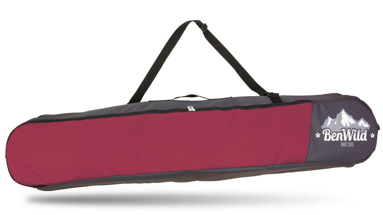 BenWild SNOWBOARD TRAVEL BAG SLEEVE CARRY CASE FLIGHT BOARD LUGGAGE BACKPACK Length 150cm