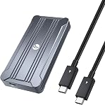 M.2 NVME SATA SSD Enclosure Adapter ,V VCOM Tool-Free USB 3.2 Gen 2 10Gbps NVMe PCI-E 6Gbps SATA M-Key / B+M Key Solid State Drive External Adapter with UASP Trim, for SSDs 2242 2260 2280