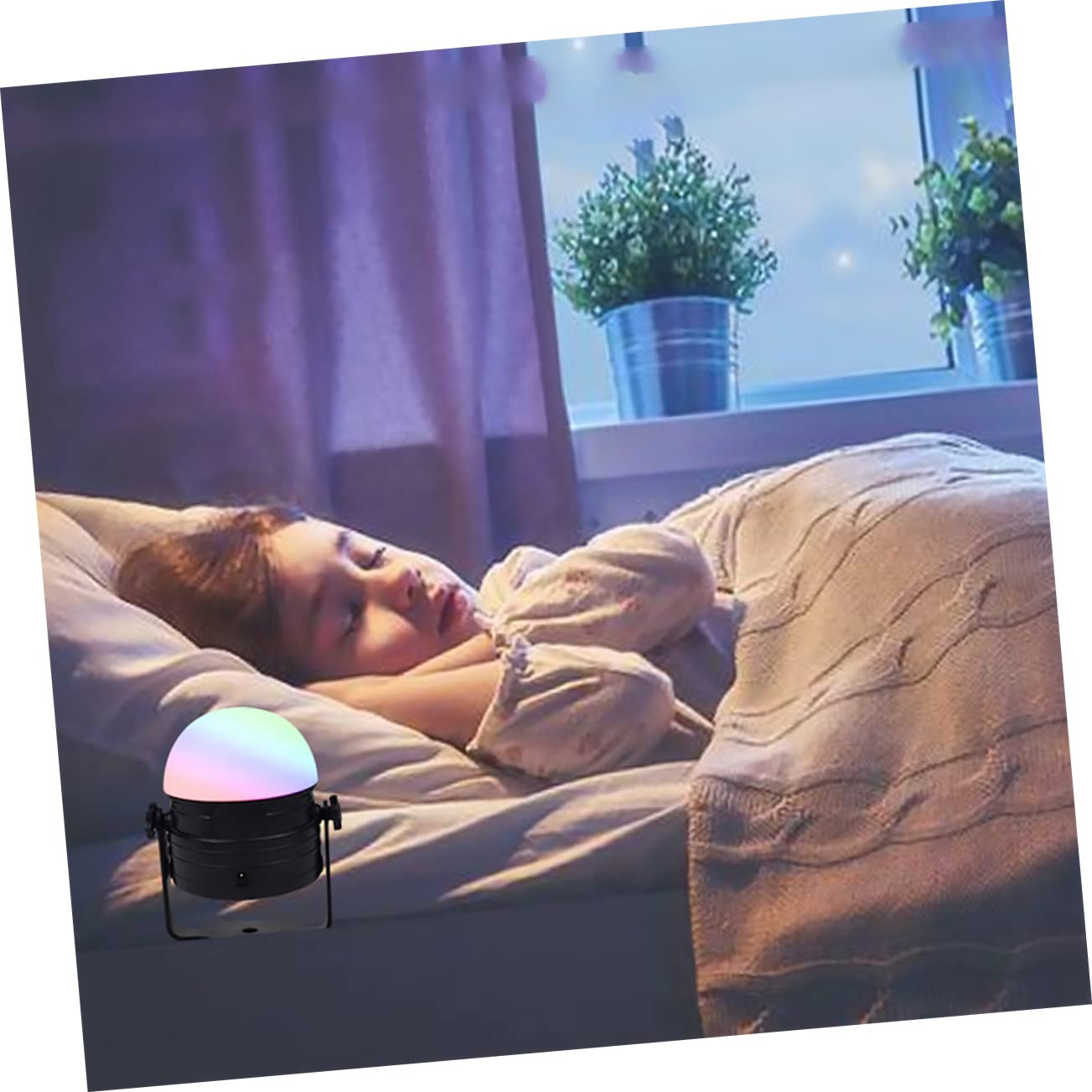 ifundom 9w Disco Light USB Sound Activated Stage Lighting for Parties Ktv Bars and Dance Events RGB Projection Auto Run and Cup Design