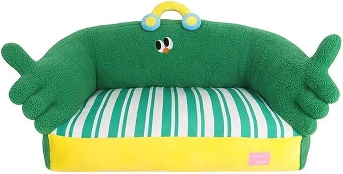 Compatible for Zeze Green Scallion & Teddy Bear Pet Bed, 4-Season Universal Removable Washable Cat/Dog Nest, Warm Sofa for Small Dogs