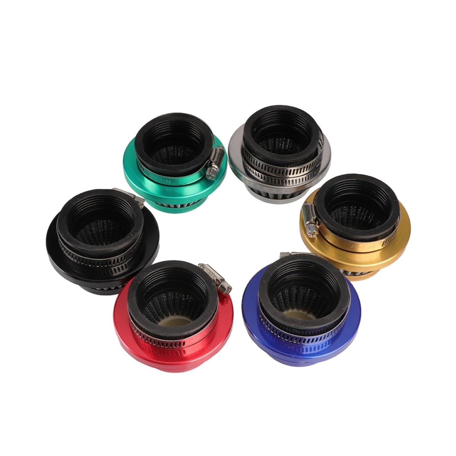 Filtro Aria Moto Pulitore Per Testata Filtro Aria Moto Scooter Dirt Pit | 35mm 38mm 42mm 45mm 48mm 50mm 60mm Pulitore testa filtro aria moto per fuoristrada Dirt Pit Bike