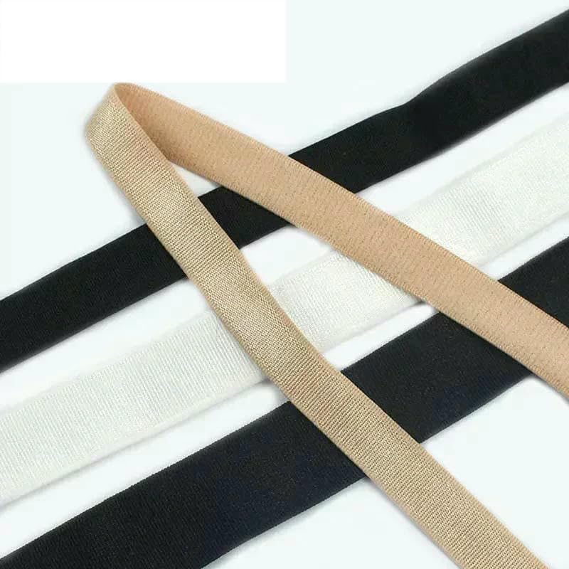 Elastyczna taśma nylonowa, Nylon Elastic Band Multicolor 6-18mm x 5-20M for Sewing Bra Straps DIY(Black 30mm,20Meters)