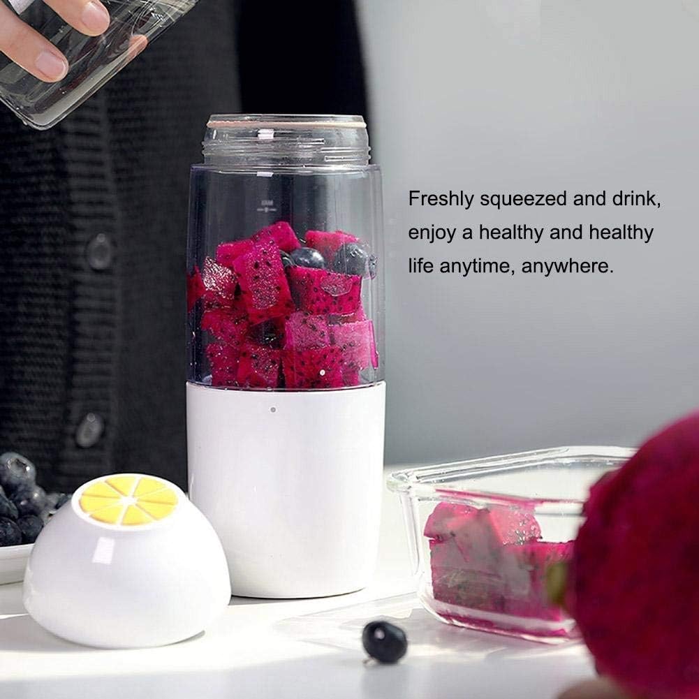 Portable Blender, Personal Juicer Cup for Shakes and Smoothies, Blades Fruit Mixing Machine with Rechargeable Batteries, Detachable, for
