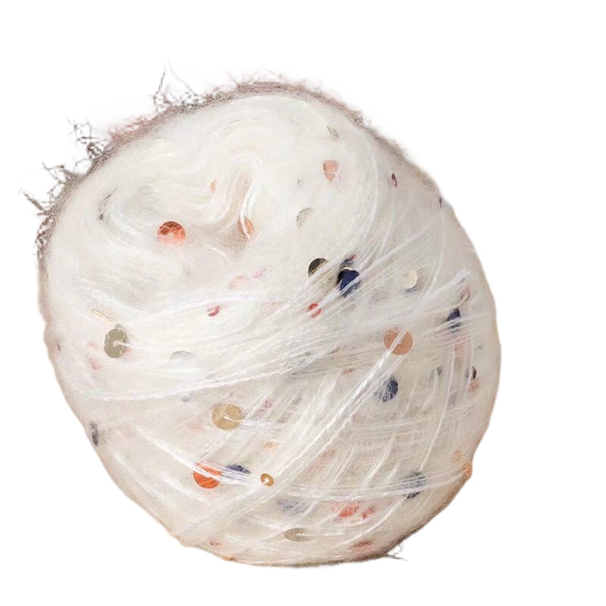 Confezione da 4/8 gomitoli di filato mohair glitterato, leggero, per maglieria e uncinetto, per maglioni comodi, indumenti fatti a mano, artigianato fai da te, 100 g misto lana morbida