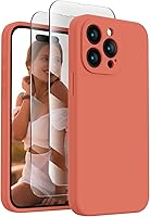 Vista 273 de FireNova Designed for iPhone 13 Pro Max Case, Silicone [Camera Protection] Phone Case with [2 Screen Protectors], Soft Anti-Scratch Microfiber Deep