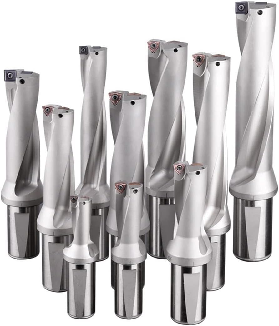 WC Series Drill Bit, Metal Drill Bit, Insert Drill Bit, 13mm-50mm Depth 2D 3D 4D Indexable U Drill Bit, Used for Machinery, Lathe, CNC. (Color : C32-D30-WC05, Size : 4D)