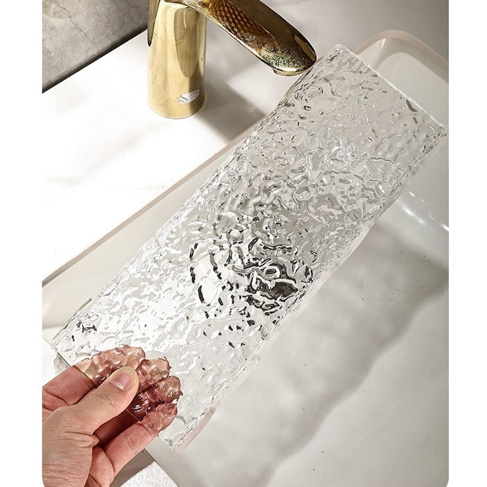 Estante Esquinero De Ducha Acrílico, Estante De Baño, Estantes Flotantes, Montaje En Pared Sin Perforaciones, Organizador Frontal De Cosméticos Y Champú, Estant(30 Cm)