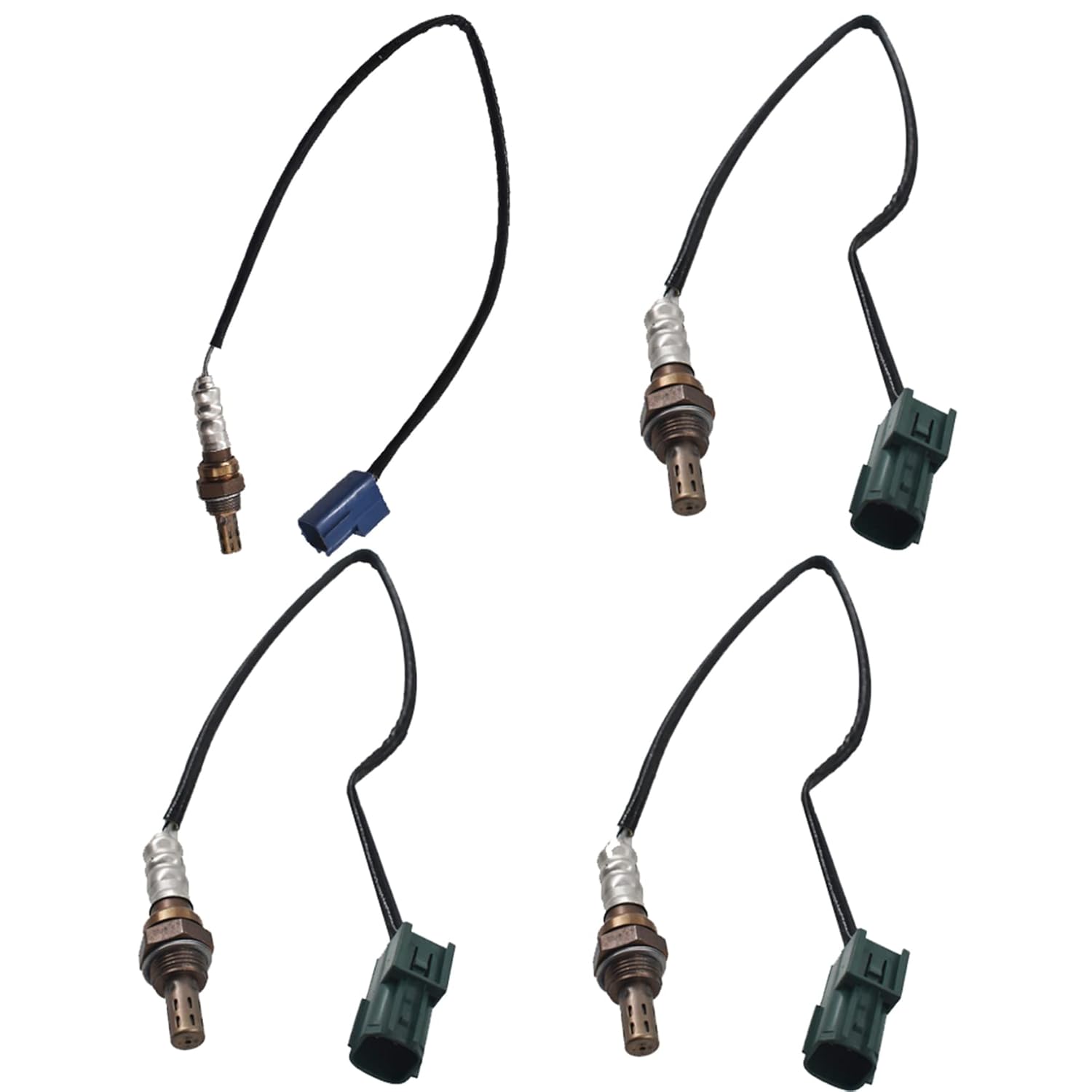 WFLNHB 4Pcs Oxygen Sensor Replacement for Infiniti FX35 FX45 Replacement for 350Z Altima Murano Upstream Downstrea 22690-8J001 22690-8J010