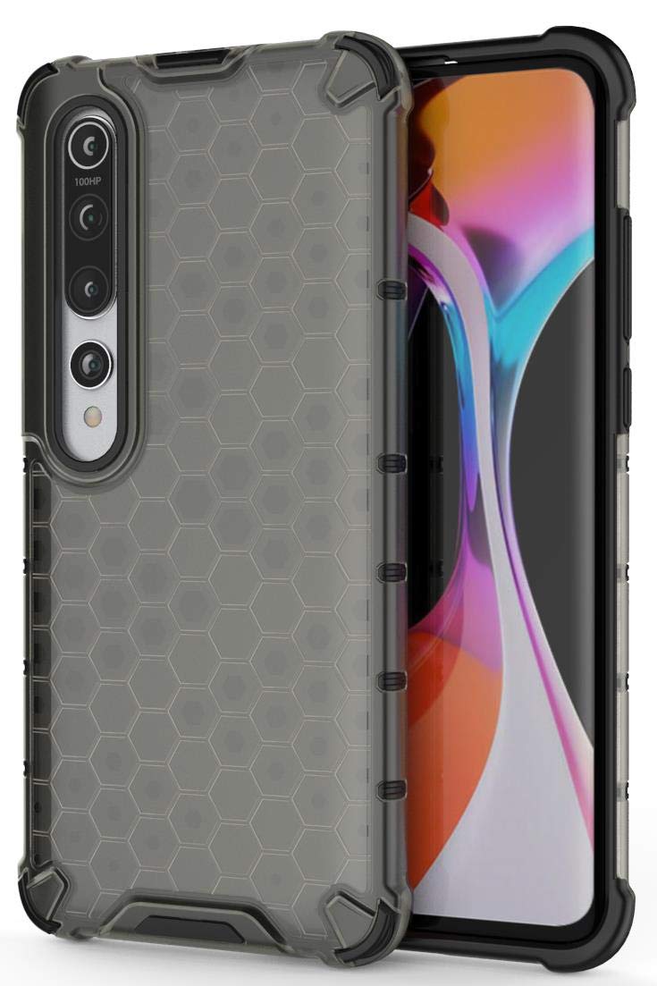 Glasgow Back Case Cover Compatible with Mi 10 (Honeycomb Pattern) - Black (B08T9VNDQ6) Amazon Price History, Amazon Price Tracker