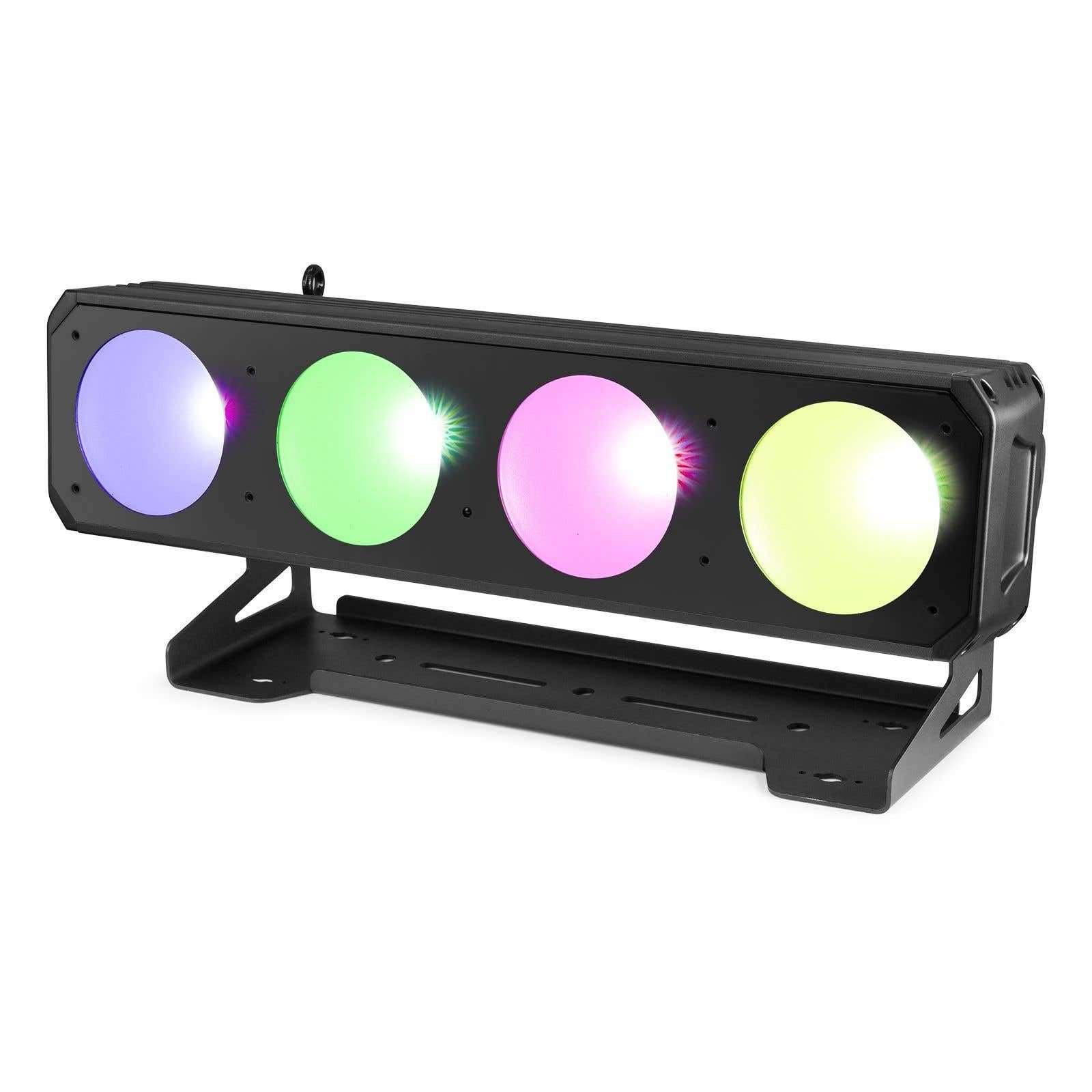 BeamZ Pro LUCID 2.4 - LED Bar 4 x 30 Watt COB RGBW, DMX, LED-Lichttechnik, Lichtleiste Profi, Washer, Master Slave, Luftkühler, Pixel Lichtbar, Bühnen, Eventtechnik