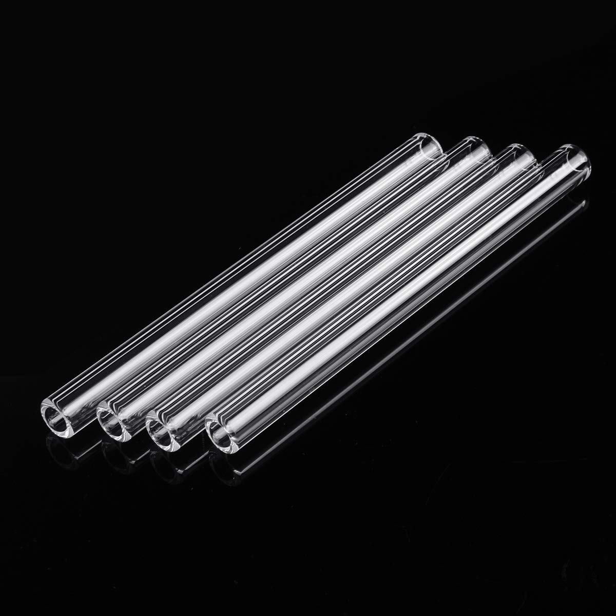Tutoy 4Pcs 100Mm Od 7Mm 1.5Mm Thick Wall Borosilicate Glass Blowing Tube Laboratory