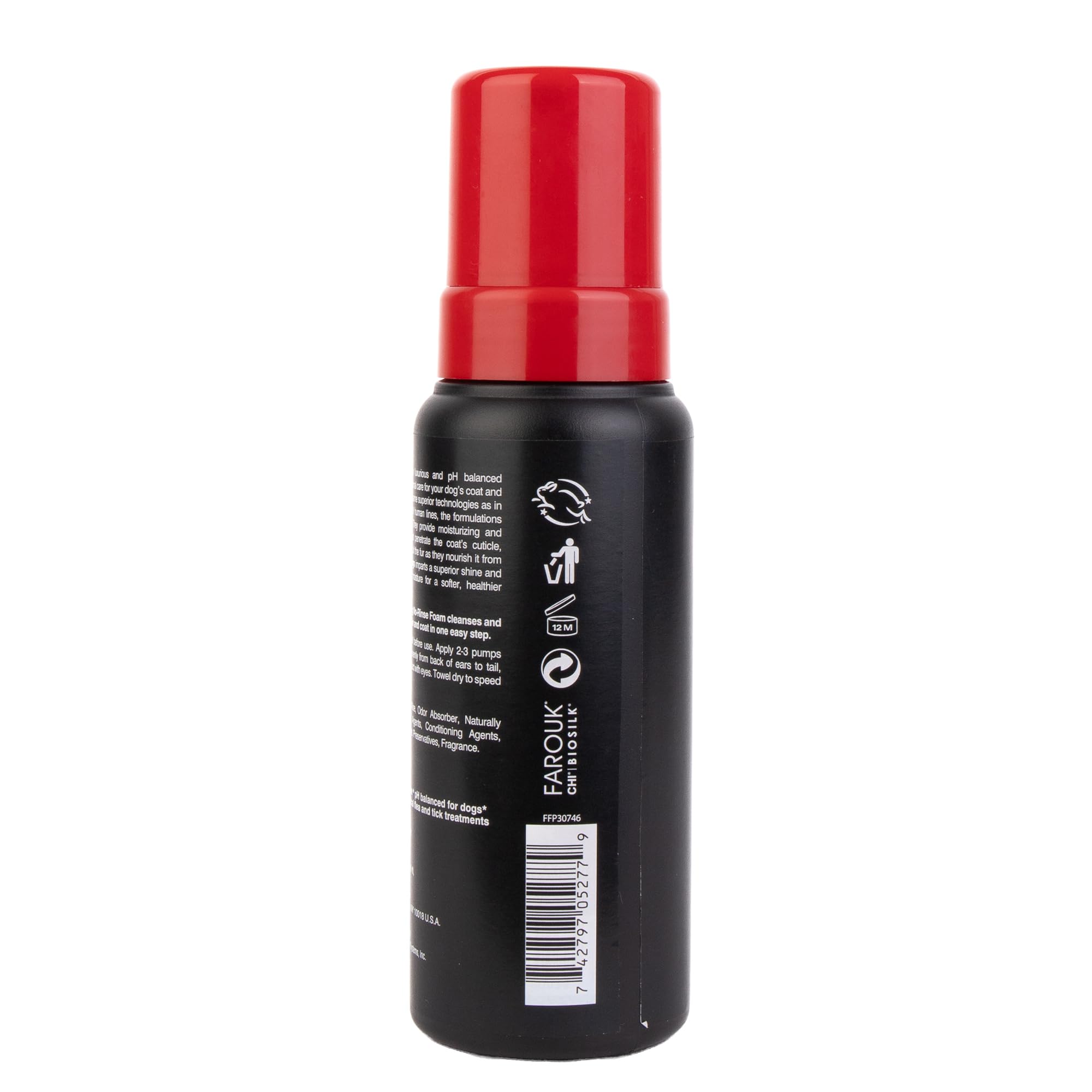 CHI for Dogs Deodorizing Waterless Foam Wash, No-Rinse Dry Shampoo for Dogs to Help Control Odor, Sulfate and Paraben Free, Waterless Pet Grooming, Pump Bottle, Made in The USA, 8 Fl Oz - image 2