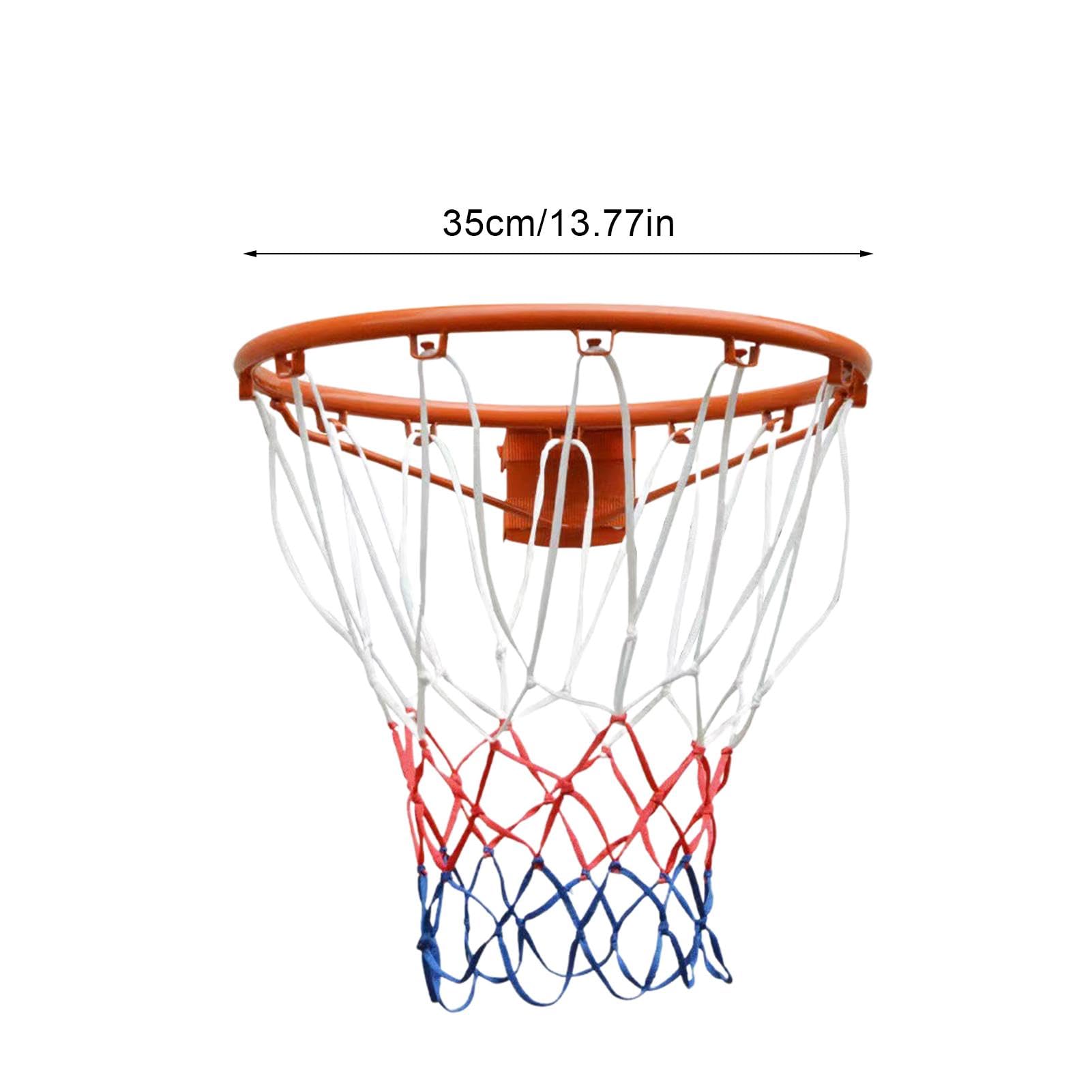 Canasta de baloncesto para adultos, canasta de baloncesto de acero, llanta de baloncesto multiusos de acero, borde de baloncesto resistente, resistente al desgaste, para patio trasero, entrada