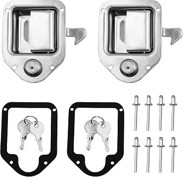 Toolbox Latch, Truck Tool Box,Latch Truck Tool Used for Trucks, Electrical Cabinets, Toolboxes and More