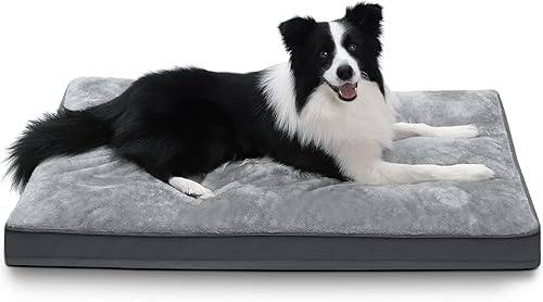 Miniatura 14 de Cama impermeable para perros, cama impermeable de felpa para perros con funda extraíble lavable, parte inferior antideslizante, colchón para dormir