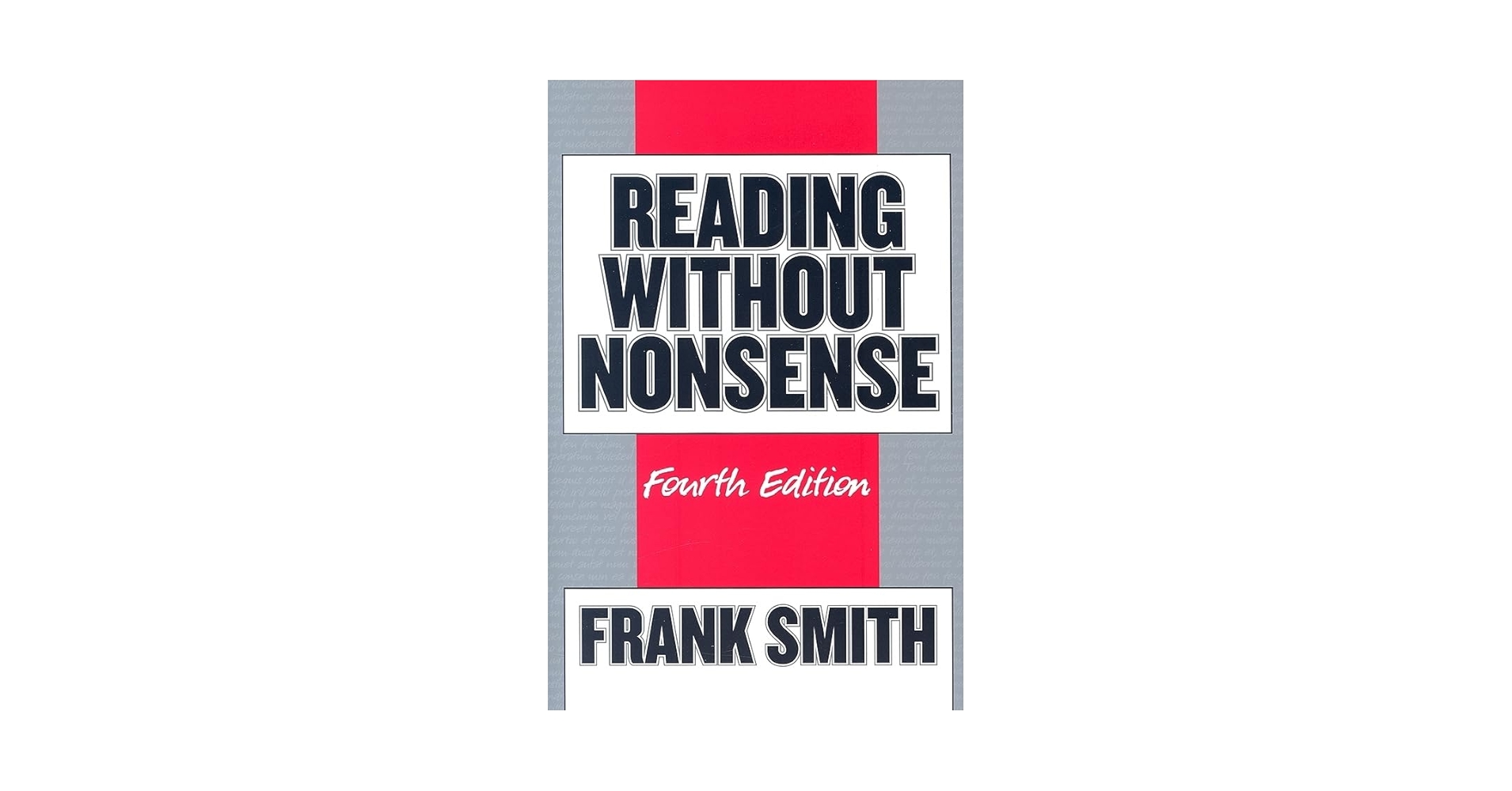 Amazon.com: Reading Without Nonsense: 9780807746868: Smith