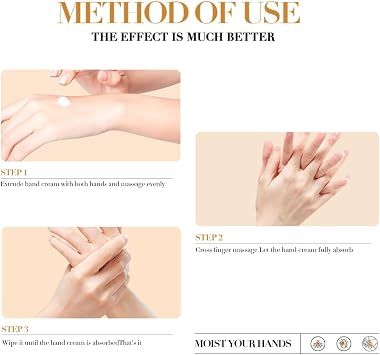 2PCS Hand Cream for Women,Anti-Aging Hand Cream With Collagen,Nourishing Handcreams,Hand Cream Set for Dry Skin Daily Care, Gentle & Long-Lasting Moisture,Non-Greasy, Absorbing Formula Soothes Skin