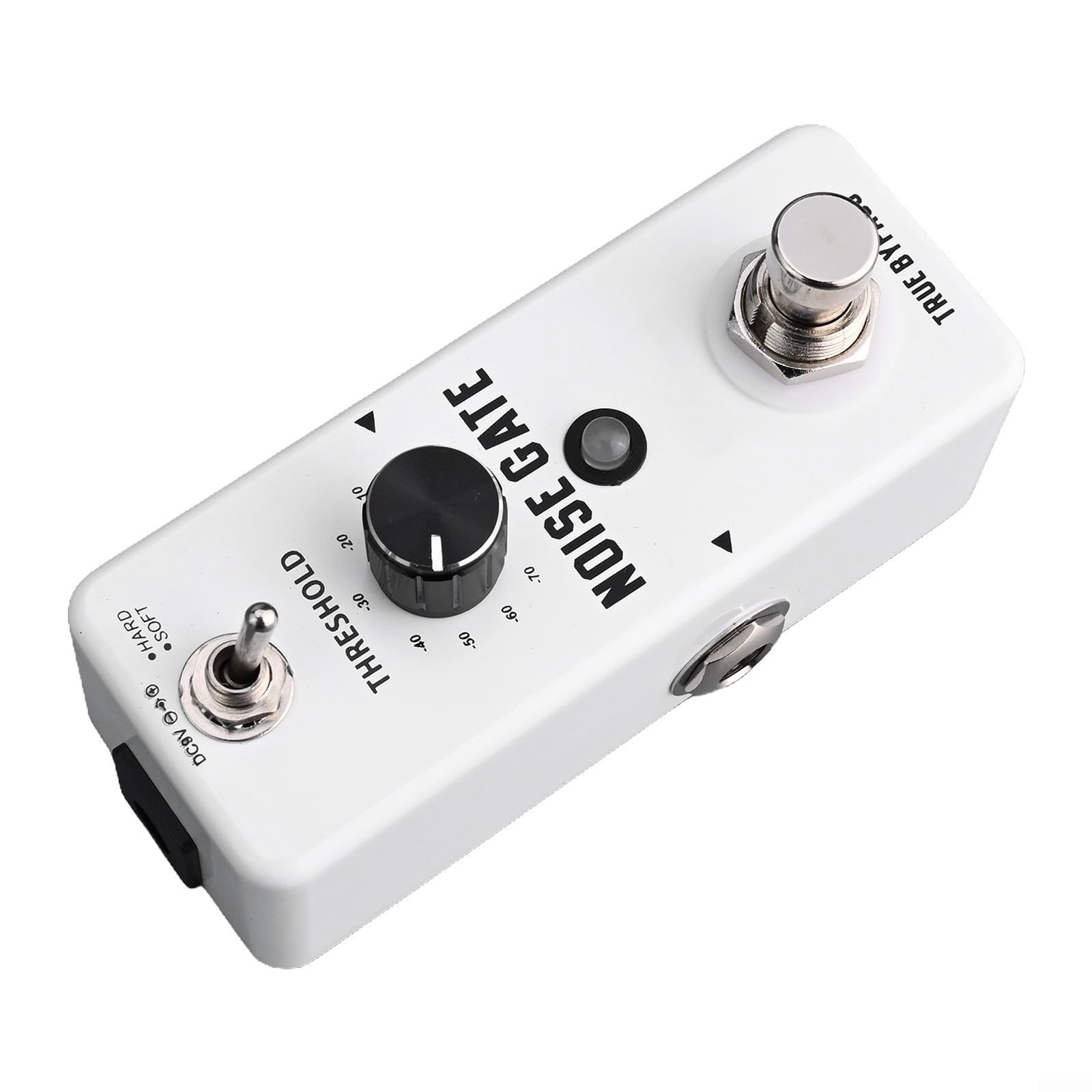Noise Gate Pédale pour Guitare électrique, DC 9 V, Effets de Suppression du Bruit avec Modes Dur/Doux, pédale compacte en Alliage de Zinc pour Guitare