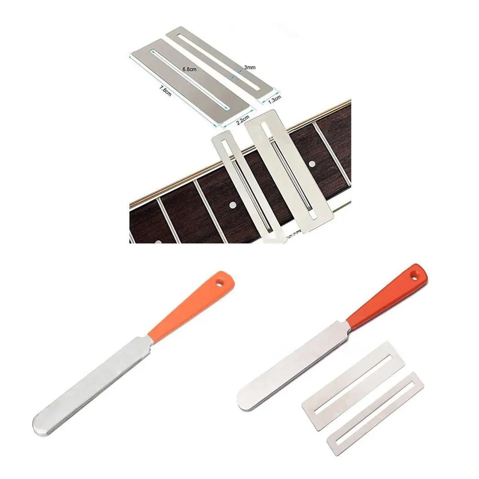 Ensemble De 1 À 3 Outils De Ponçage Et De Polissage Du Rayon De La Touche De Guitare Pour La Fabrication Artisanale/la Lutherie Outils De Fabrication De Guitare(1pc)