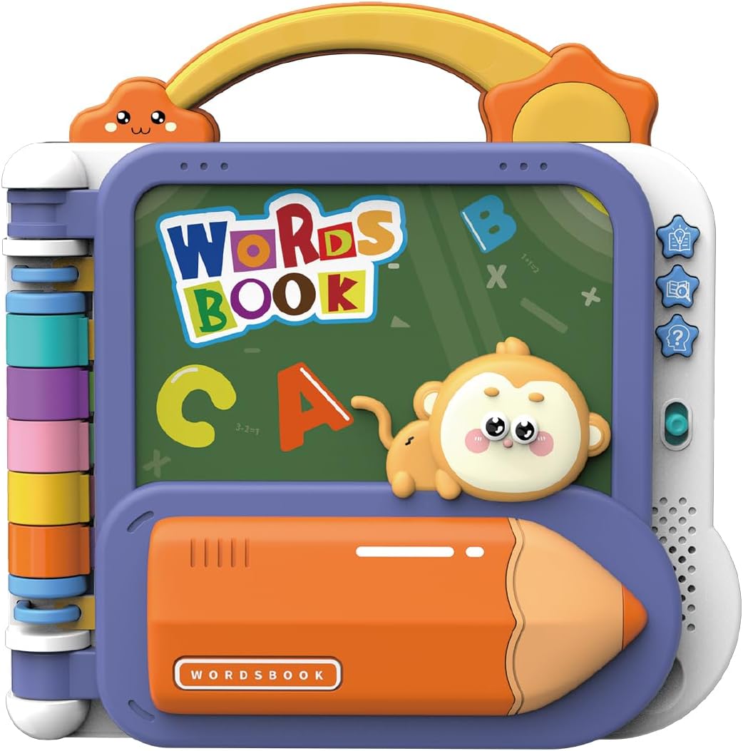 Interactive Toddler Books with Touch Control Sound Pages | Learning Modes & Melodies | Musical Books for Kids | Educational Toys for Boys & Girls | Letters, Colors, Shapes, Numbers Sound Busy Book