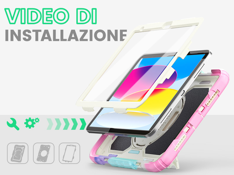 SEYMAC Custodia per iPad 11/10 Generazione 2025/2022 (11/10,9 Pollici), Resisten SEYMAC Custodia per iPad 11/10 Generazione 2025/2022 (11/10,9 Pollici), Resisten