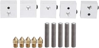 Block Heater Good Heat Dissipation Printer Block Heater Install Easily 3D Printing Head Heating Use dependability for makerbot Printer