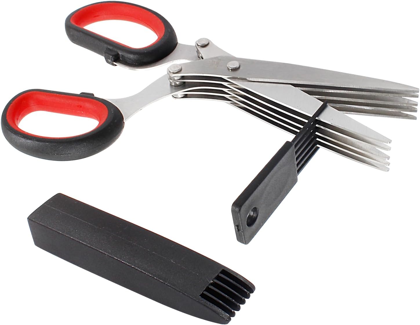 Jiozermi Salad Scissors with 5 Blades, Kitchen Shears for