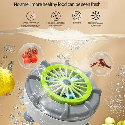 Miniatura 4 de Seattleget - Lavadoras de frutas y verduras eficientes y portátiles, 2025 nueva lavadora automática recargable portátil de verduras, limpieza de