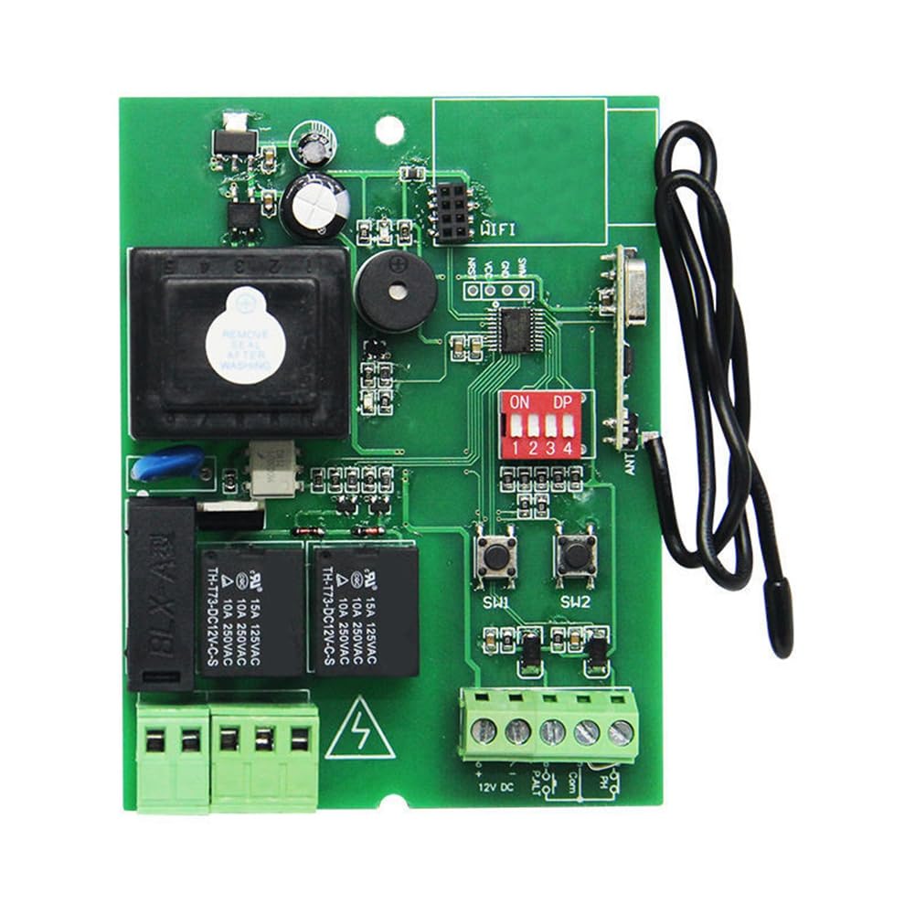 Récepteur de Moteur Tubulaire Universel AC220 V pour Porte de Garage avec Télécommande pour Ouvre-Porte à Volet Roulant