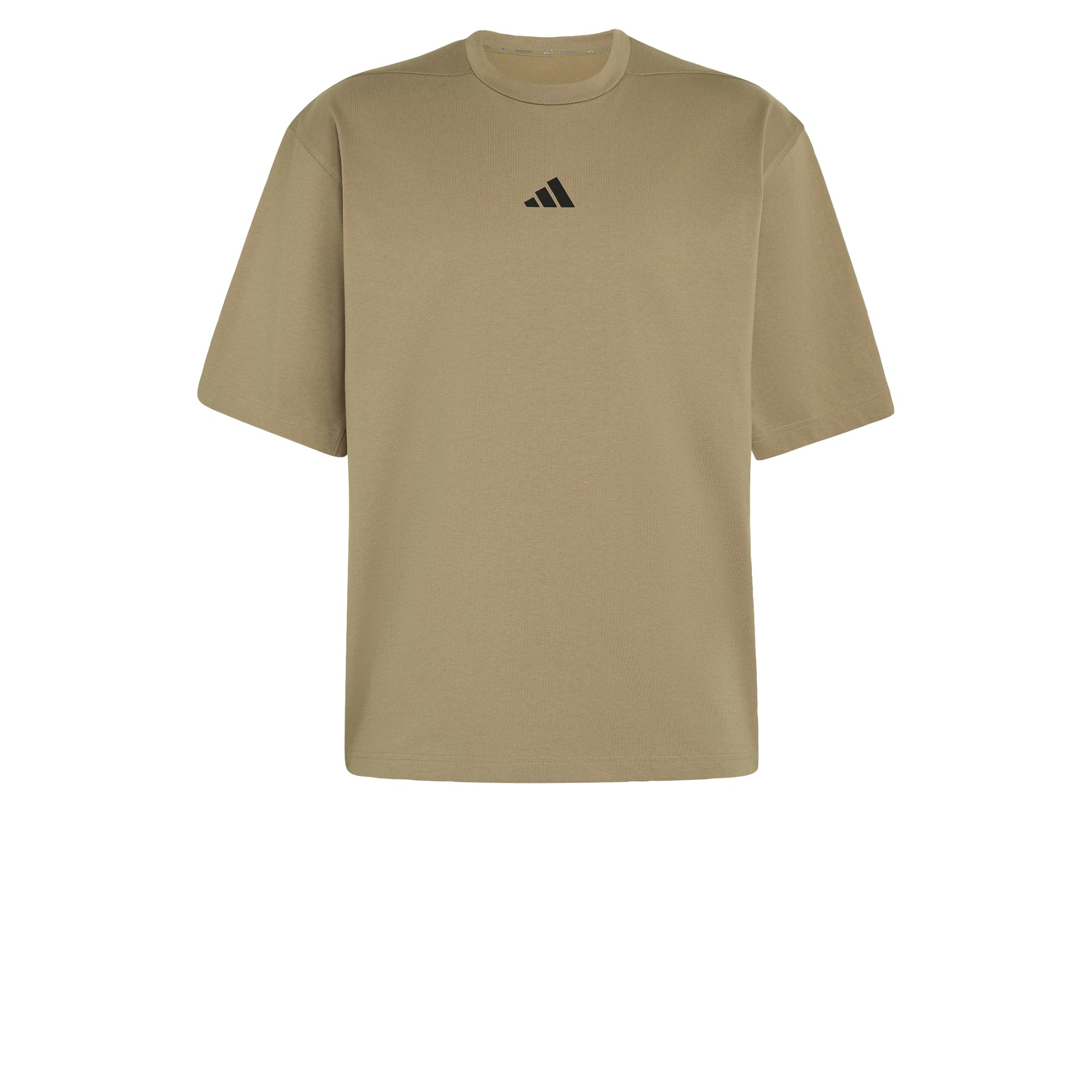 adidas Men's Primelift Workout Oversize Shirt, Khaki Six, XS