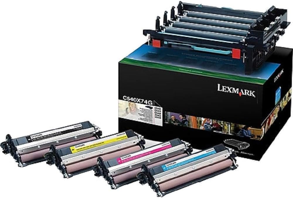 LEXC540X74G Lexmark Black and Color Imaging Kit Office