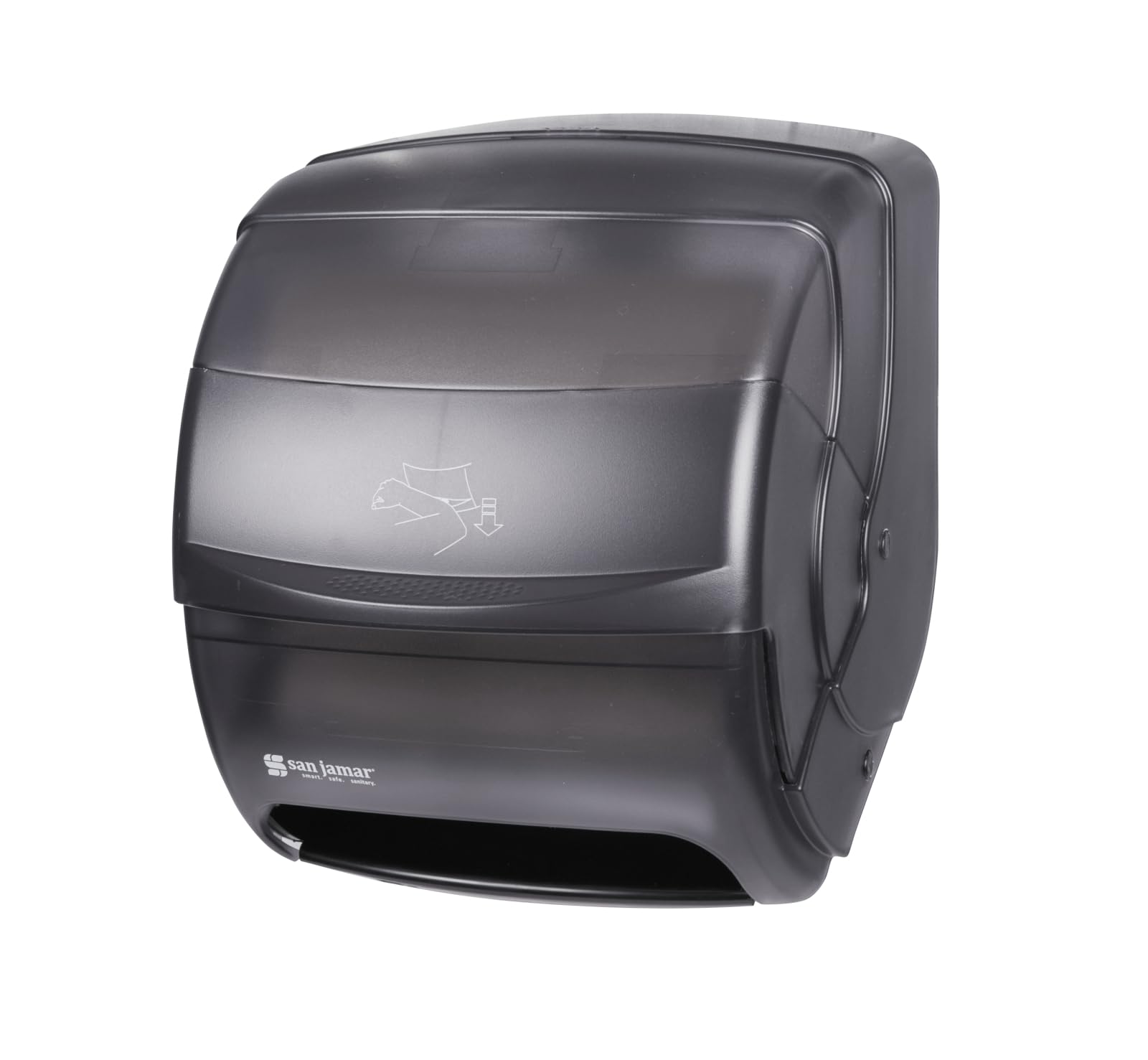 San Jamar T850TBK - Dispensador de toallas de plástico (11 1/2 pulgadas de ancho x 13 1/2 pulgadas de alto x 11 1/4 pulgadas de profundidad), color negro