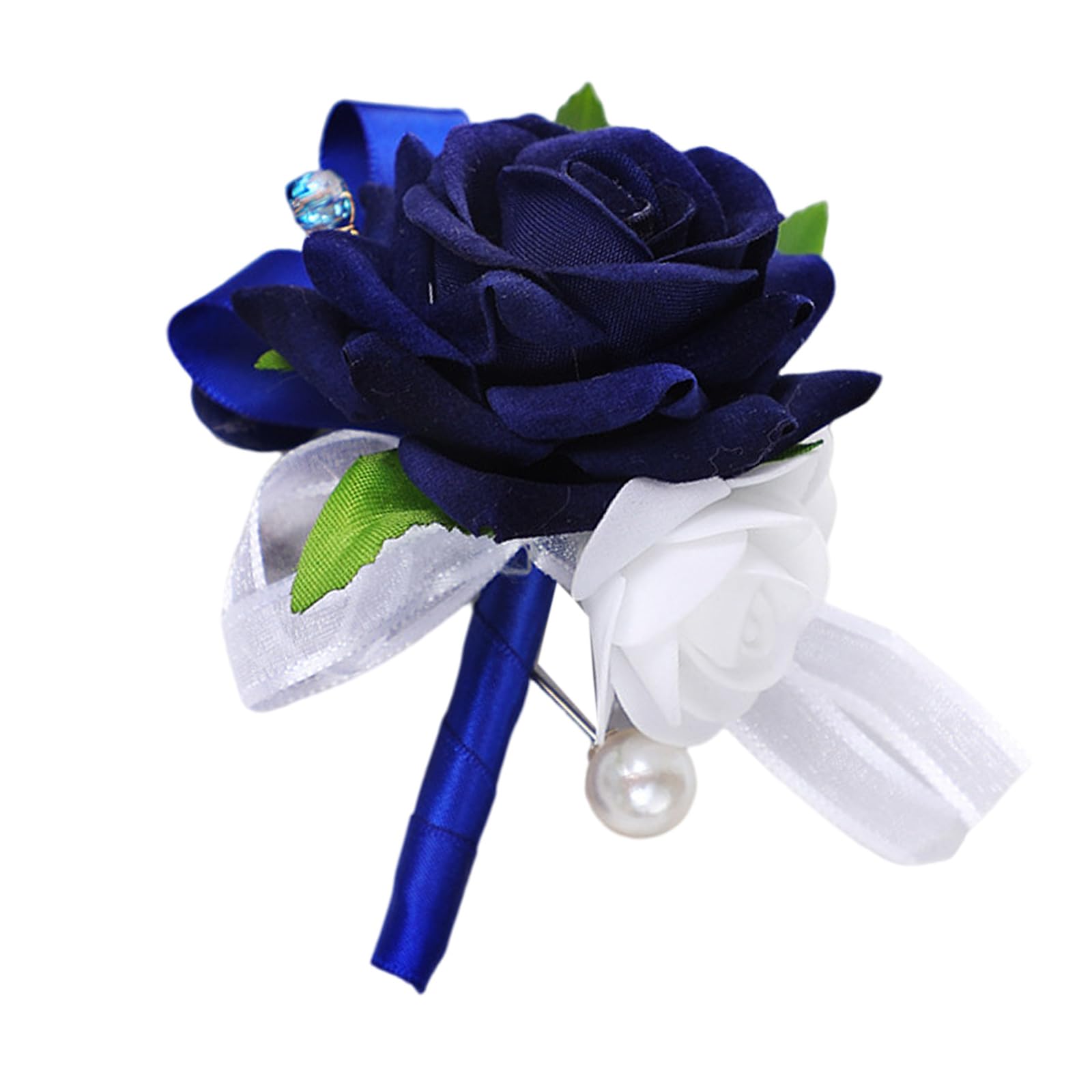 Msioytog Wedding Corsage and Boutonniere Set for Bride Bridesmaid Groomsmen Rehearsal Dinner Formal Accessories Wedding Corsage for Bride