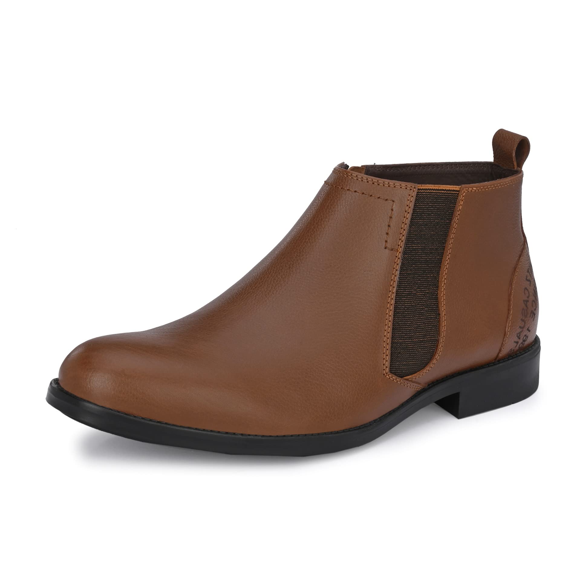 HITZ Mens Tan Leather Boots with Zip Closure - 7 (B0BQMQ54NW) Amazon Price History, Amazon Price Tracker