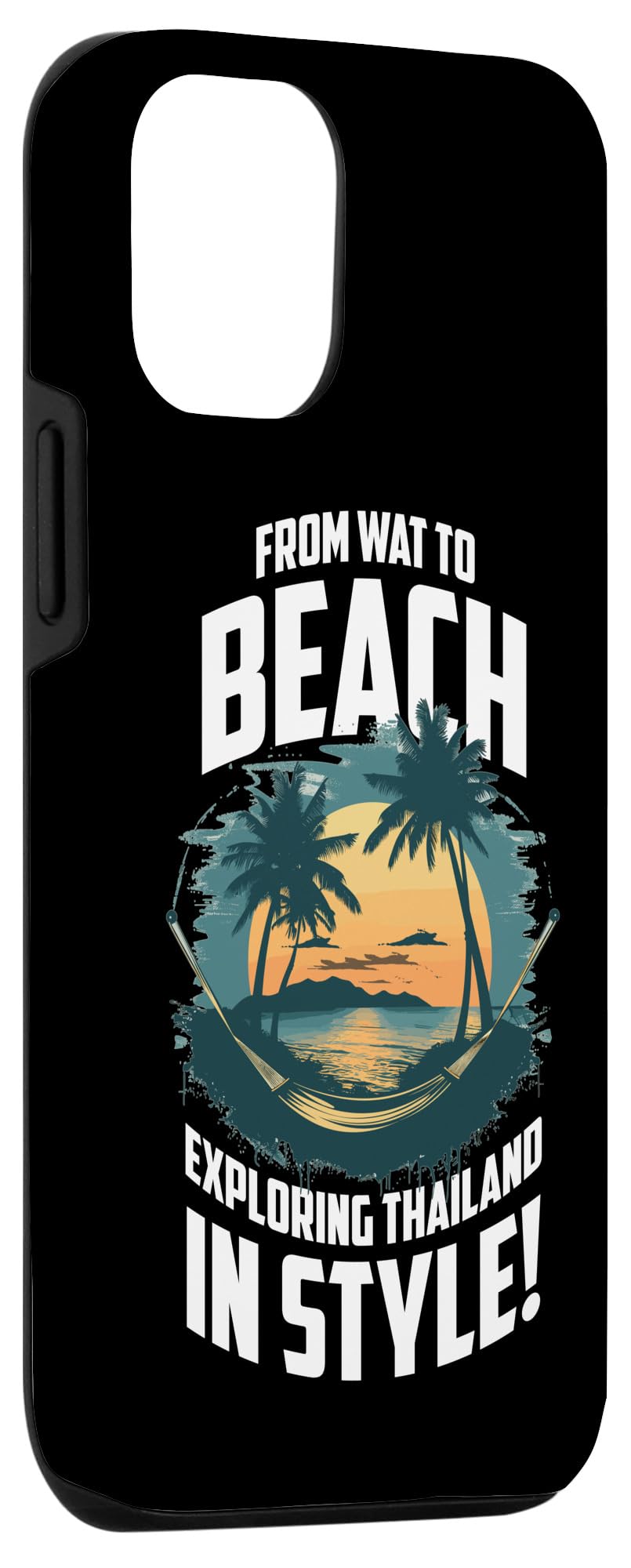 iPhone 13 From Wat to Beach Exploring Thailand in Style Sunset Palms Case - Image 3