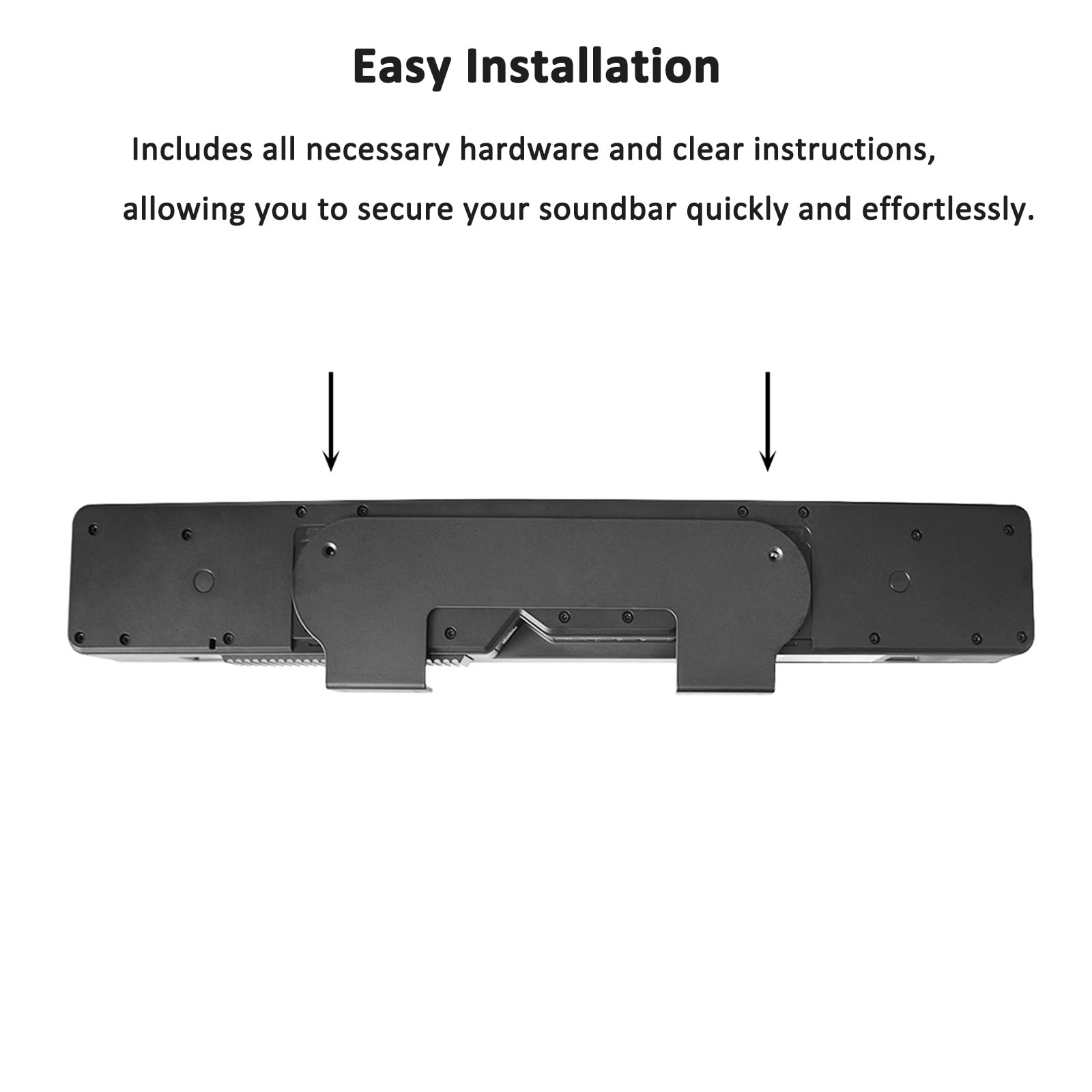 Uchwyt ścienny do Bose Soundbar 550, domowa rozrywka pod telewizorem Smart Speaker 550 zestaw do montażu na ścianie