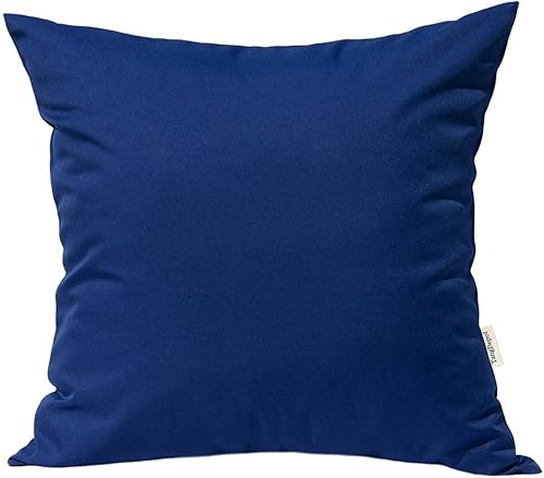 Miniatura 1 de TangDepot Fundas de almohada duraderas de seda sintética sólida, fundas cuadradas decorativas para almohada, fundas de almohada para interiores y