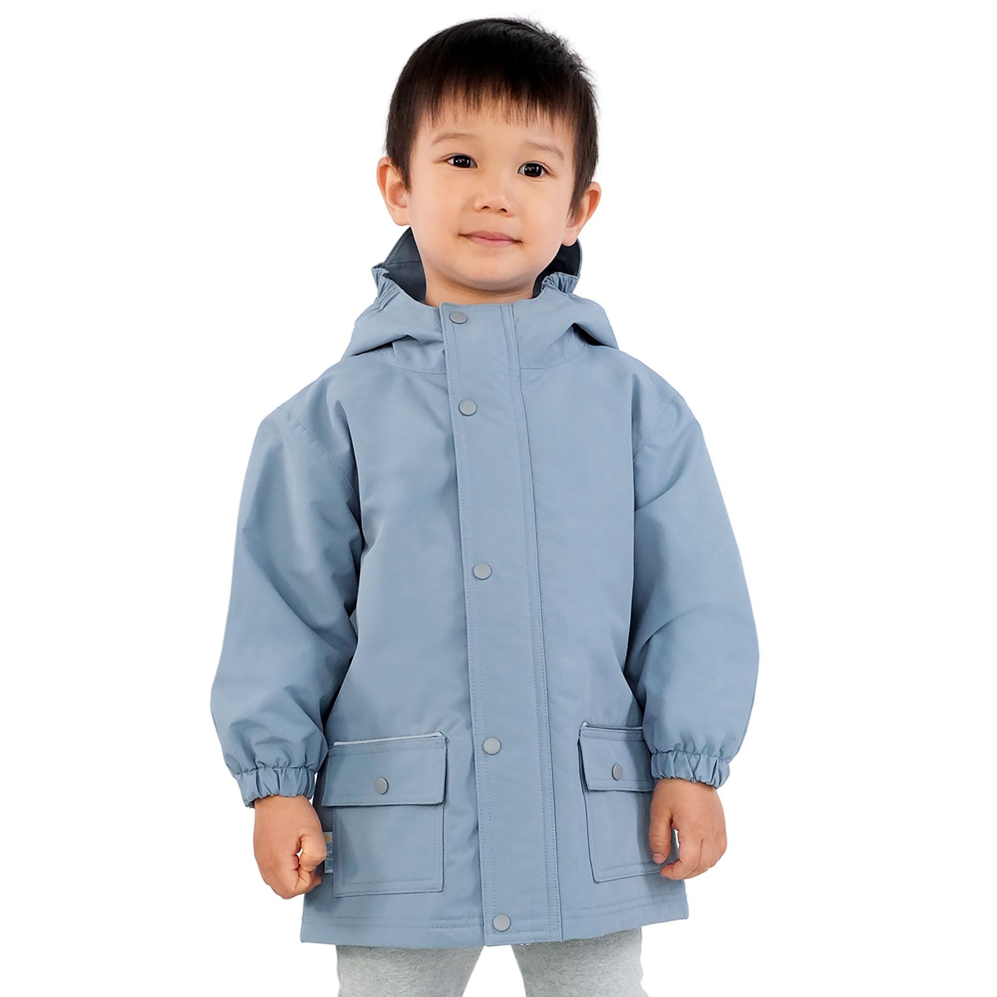 JAN & JUL Waterproof Fleece Lined Rain Jacket